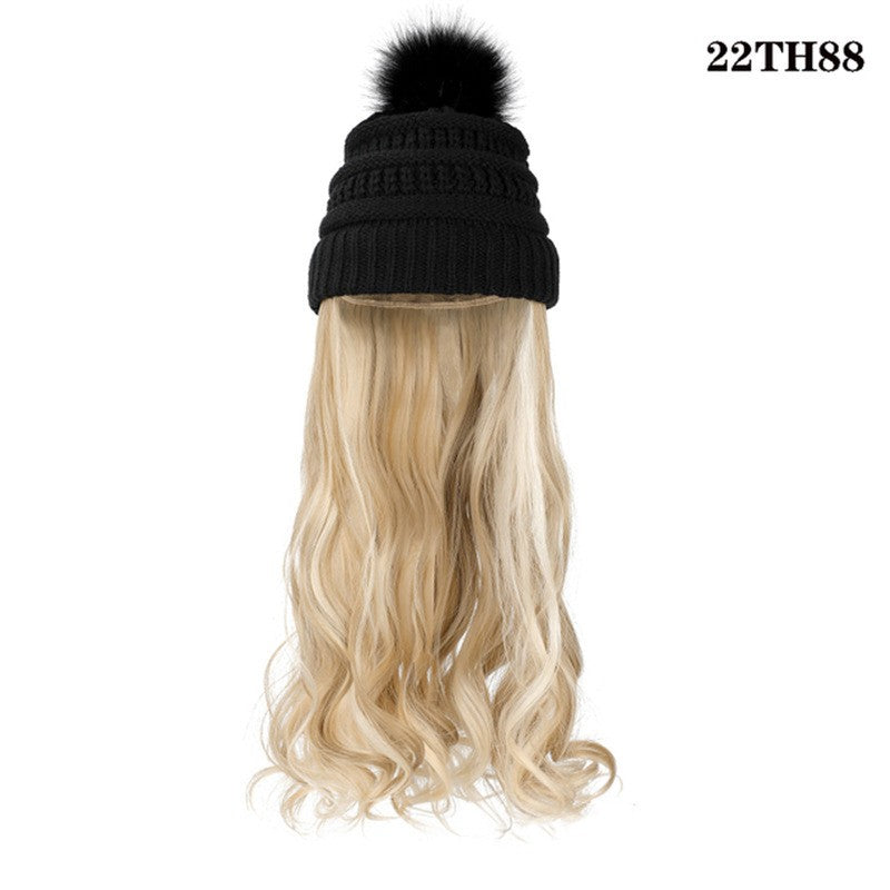 Chic Hat Wigs: Elevate style seamlessly with this versatile fashion fusion .image 9