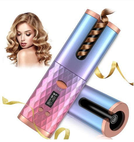 "Unleash stunning curls with our Rechargeable Hair Curler—portable, cord-free perfection for effortless styling anytime, anywhere!" image 12