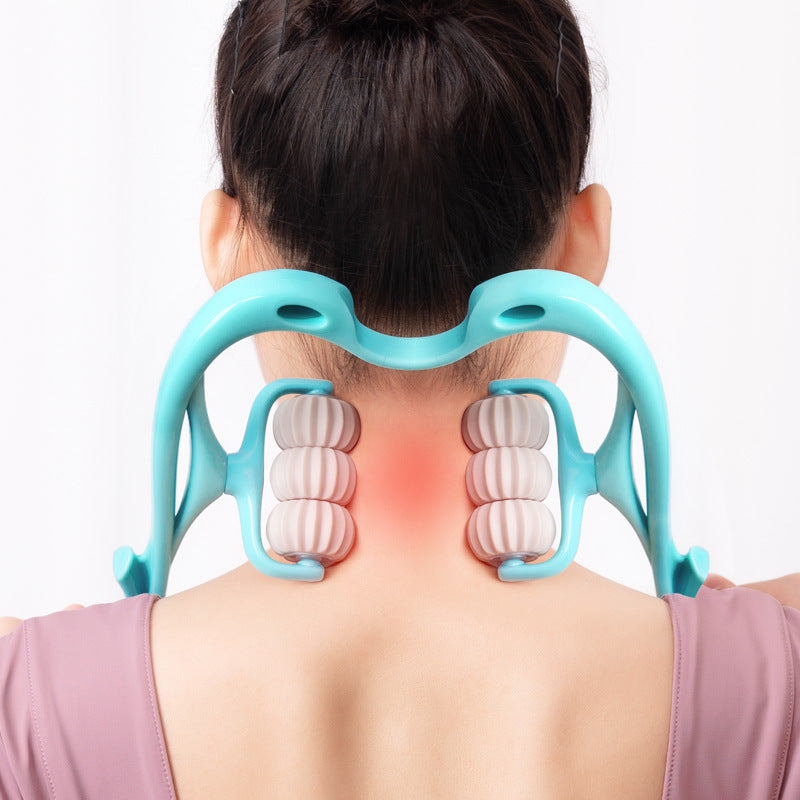 Revitalize with our Six-wheel Neck Massager: adjustable intensity, targeting tension for a rejuvenating and soothing experience. image 1