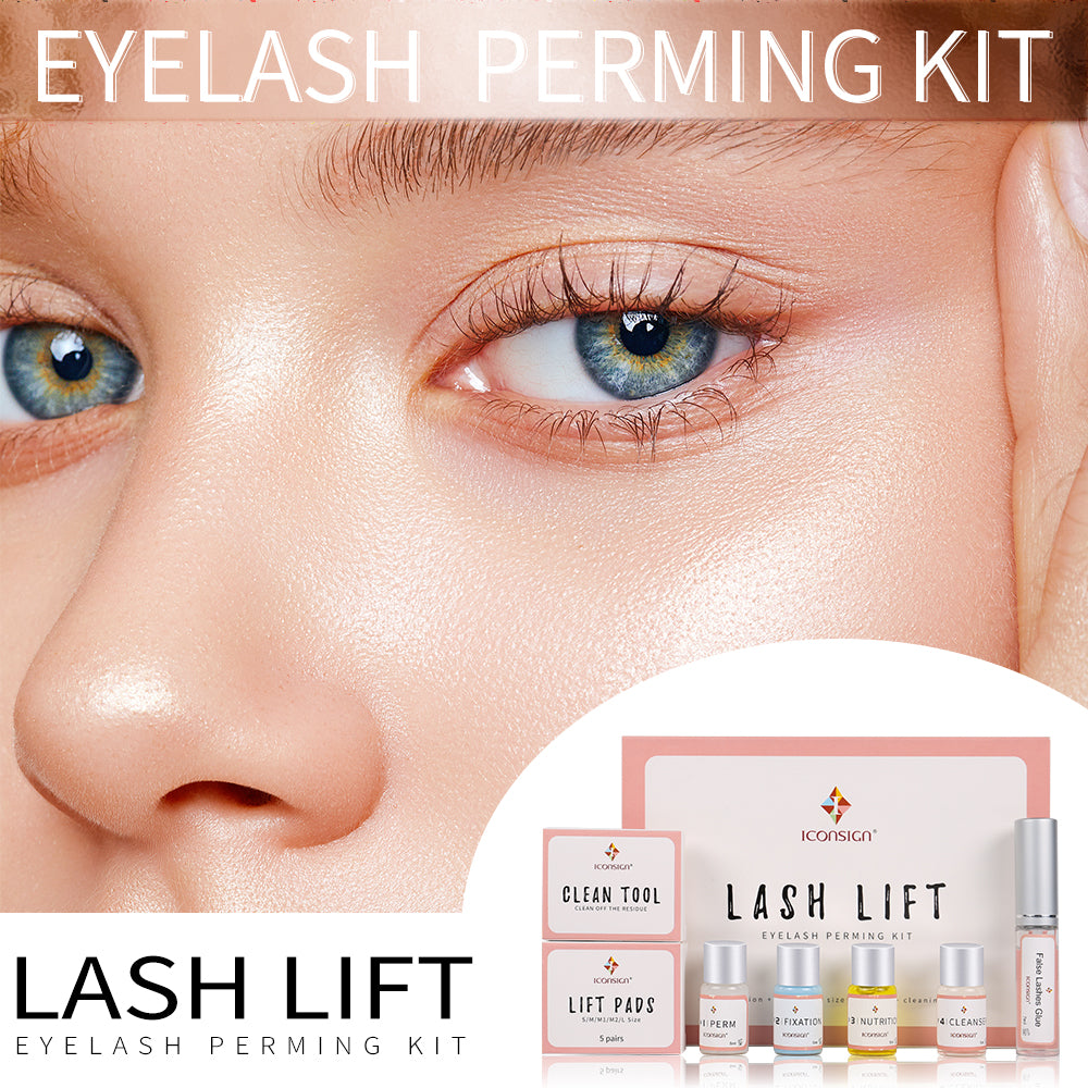 "Elevate your gaze with ICONSIGN Lash Lift Kit – the secret to mesmerizing, curled lashes!"