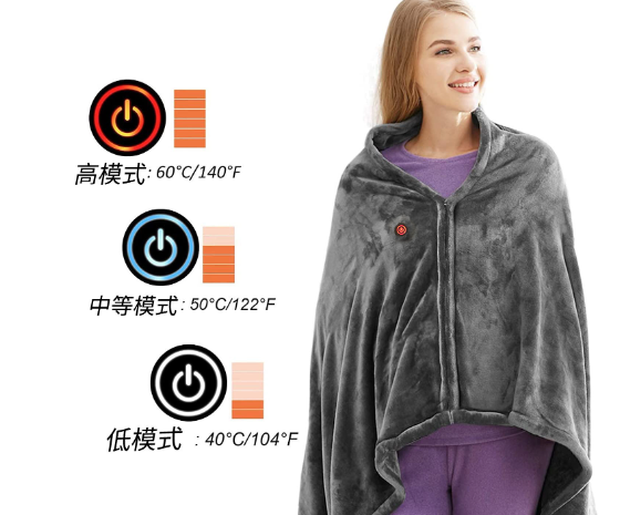 Heated Blanket Shawl