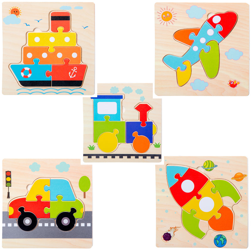 Children's wooden puzzle,Wooden Puzzle for Kids, Educational and Fun