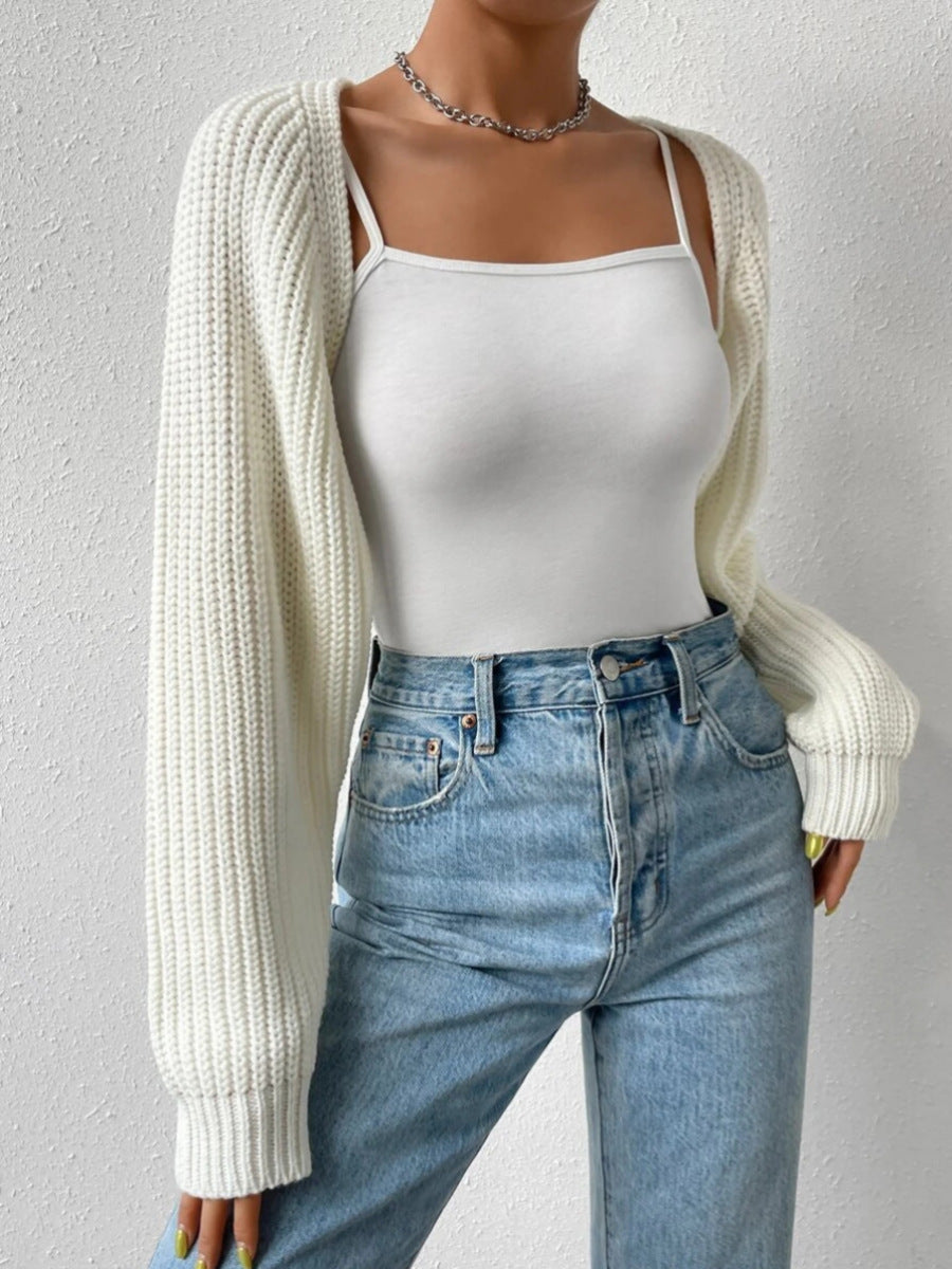 "Chic open front cardigan sweater for women – cozy, stylish, and available at our store!"