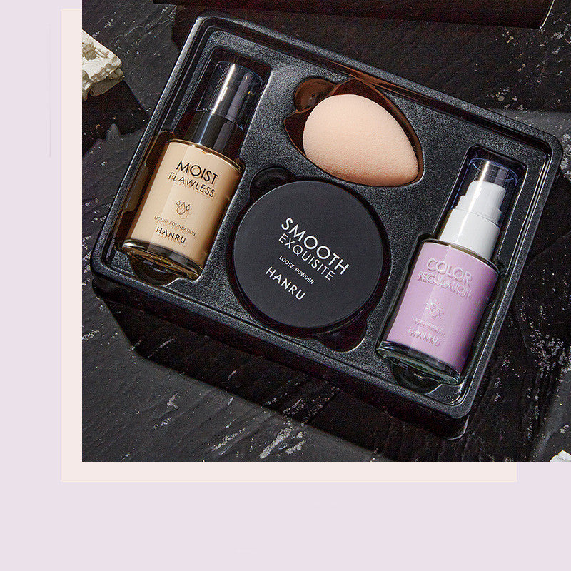 "Elevate your beauty game with our 4-Piece Isolated Powder Makeup Set. Essential perfection in one set!" image 5