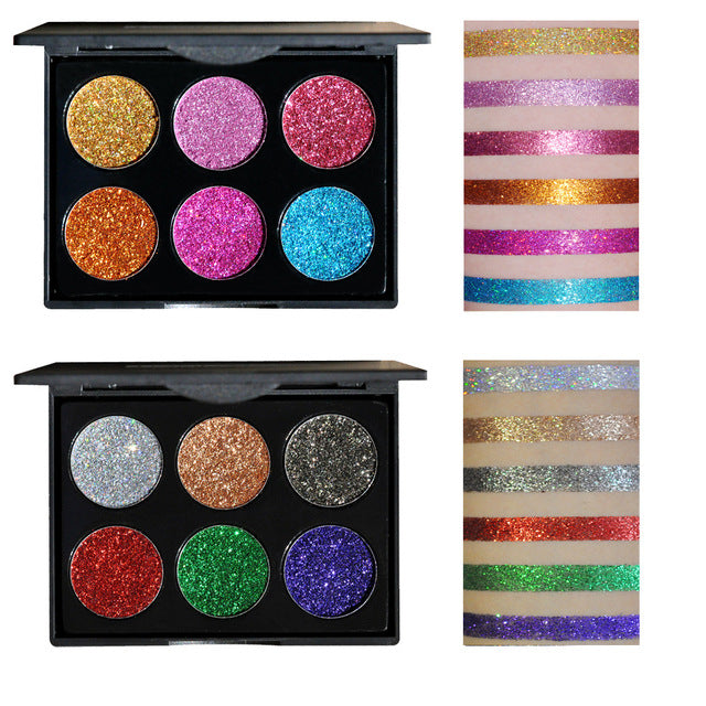 "Sparkle with our Sequin Eye Shadow Tray—glittering shades for a dazzling and glamorous eye look." image 2