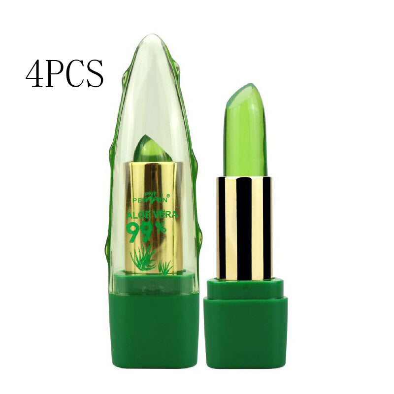 "Transform with Best Lip Plumper Lip Gloss featuring Aloe Vera Gel for vibrant, moisturized lips."