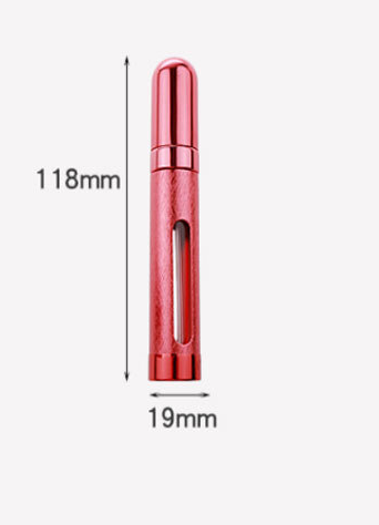 "Discover on-the-go luxury with our 12ml perfume bottle, a portable spray bottle for travel perfection!