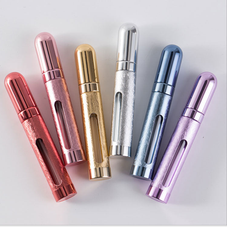 "Discover on-the-go luxury with our 12ml perfume bottle, a portable spray bottle for travel perfection!