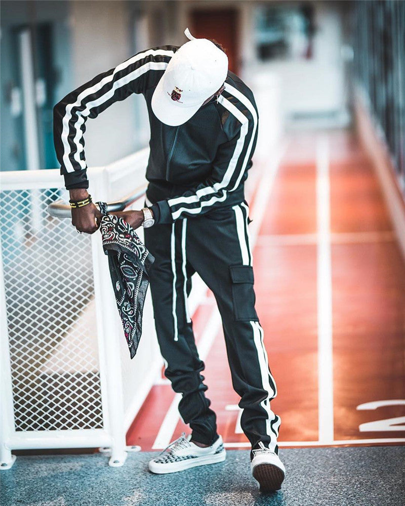 "Explore men's suit casual sports sweater – perfect blend of style and comfort." image 8