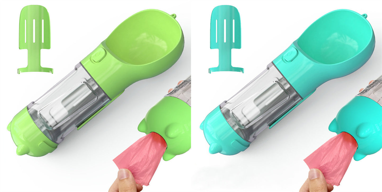 Pet Water Bottle Feeder Bowl Garbage