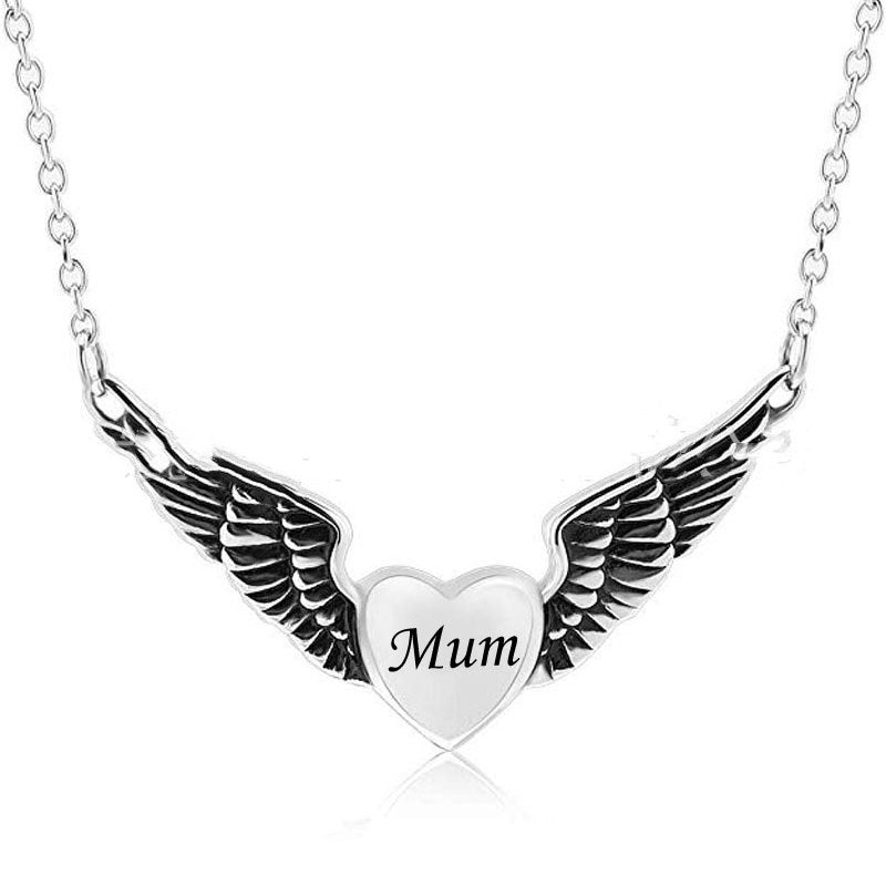 Angel wing necklace