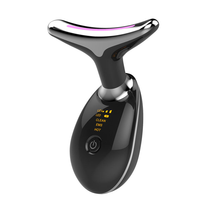 "Revitalize with Blue & Red Light Neck Massager: Youthful skin awaits in our rejuvenating device." image 3