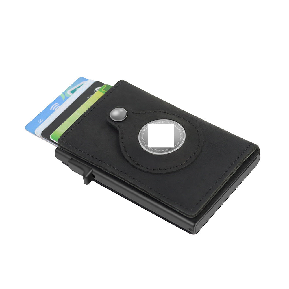 Compact RFID Men's Wallets with Air Tag slot—stylish, secure, and crafted from premium leather. Upgrade today! image 6