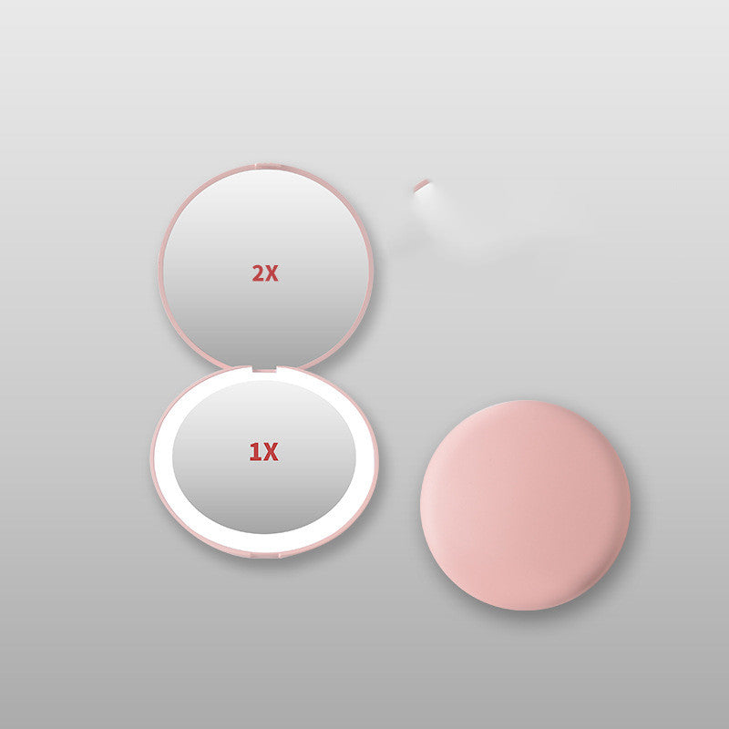 Glow up anywhere! Portable Compact LED Makeup Mirror for flawless touch-ups on the go. image 3