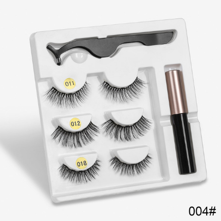"Elevate your gaze effortlessly with Fashionable False Eyelashes – Magnetic allure for stunning, natural-looking lashes." image 8