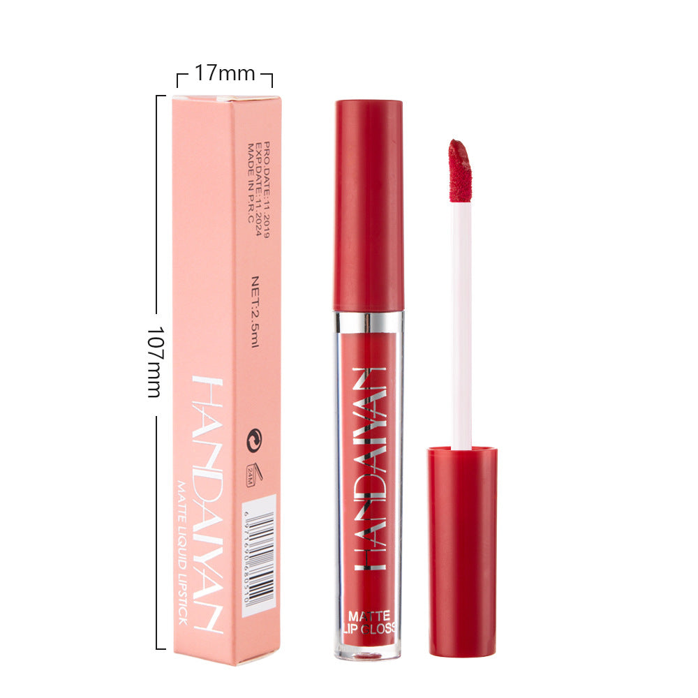 "Chic beauty essential: HANDAIYAN Matte Lip Gloss, for non-fading, glamorous lips. Elevate your lip game!" Yuchimagic , Image 4
