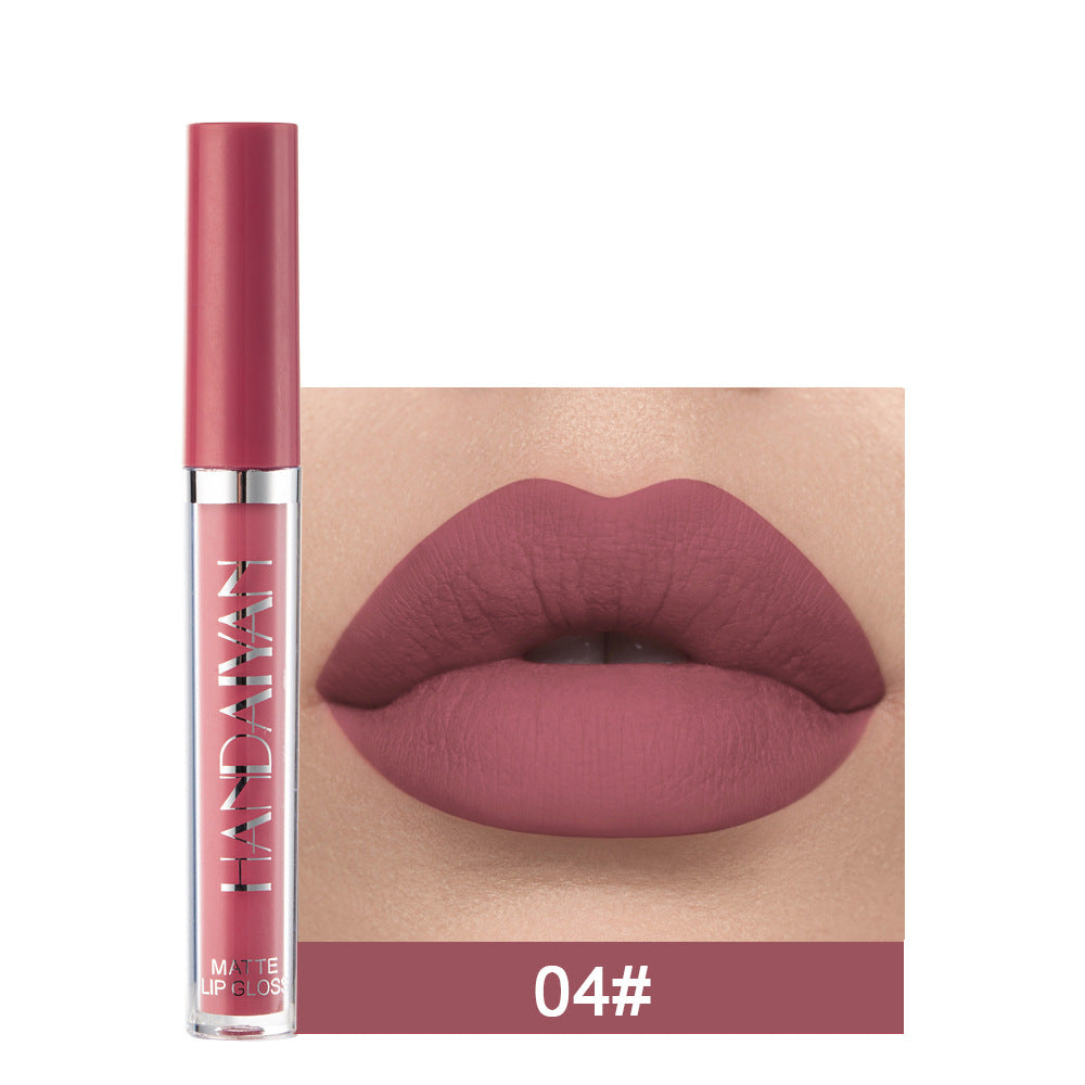 "Chic beauty essential: HANDAIYAN Matte Lip Gloss, for non-fading, glamorous lips. Elevate your lip game!" Yuchimagic , Image 3
