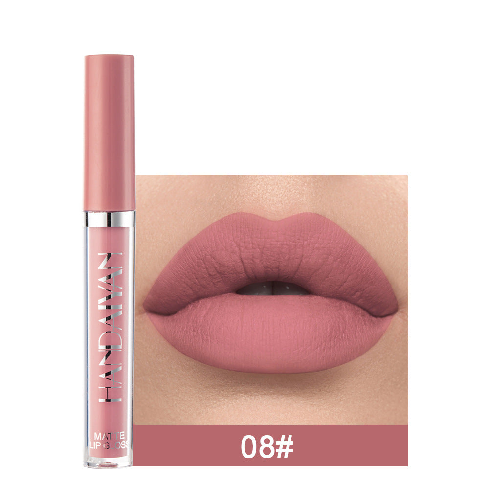 "Chic beauty essential: HANDAIYAN Matte Lip Gloss, for non-fading, glamorous lips. Elevate your lip game!" Yuchimagic , Image 7