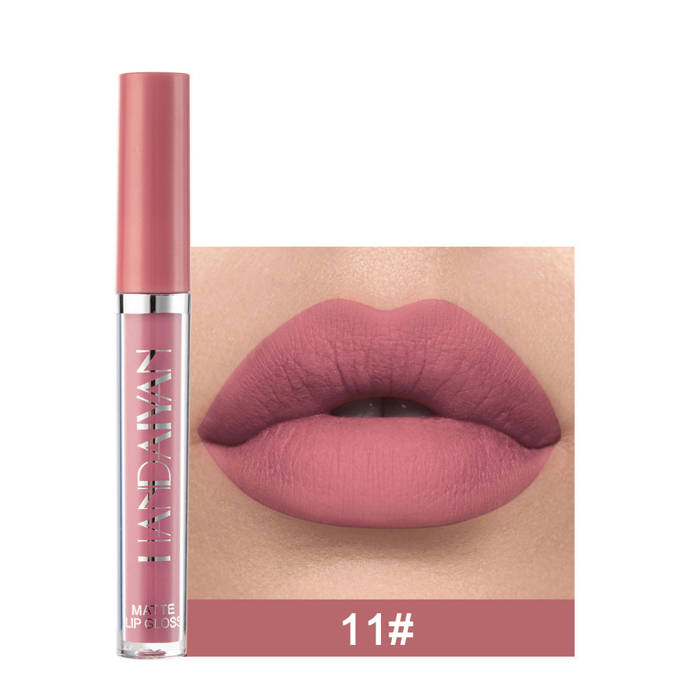 "Chic beauty essential: HANDAIYAN Matte Lip Gloss, for non-fading, glamorous lips. Elevate your lip game!" Yuchimagic , Image 10