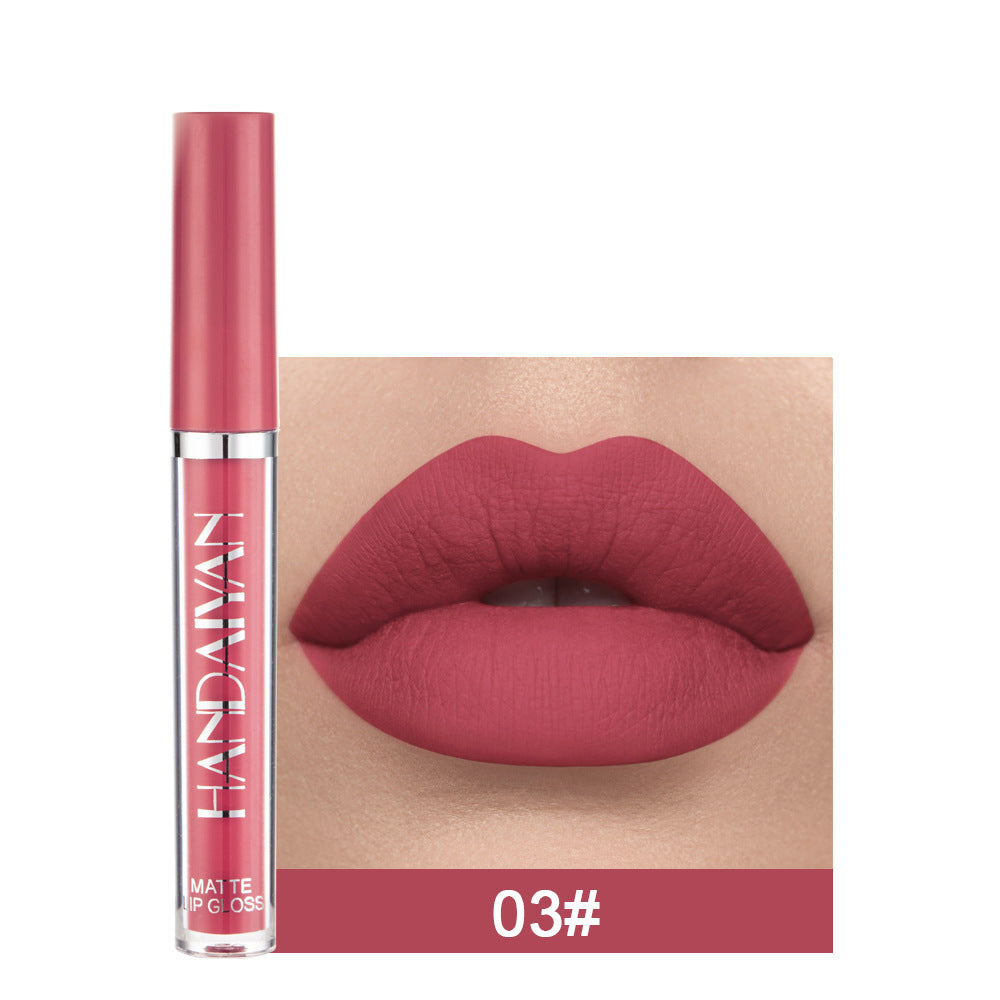 "Chic beauty essential: HANDAIYAN Matte Lip Gloss, for non-fading, glamorous lips. Elevate your lip game!" Yuchimagic , Image 11