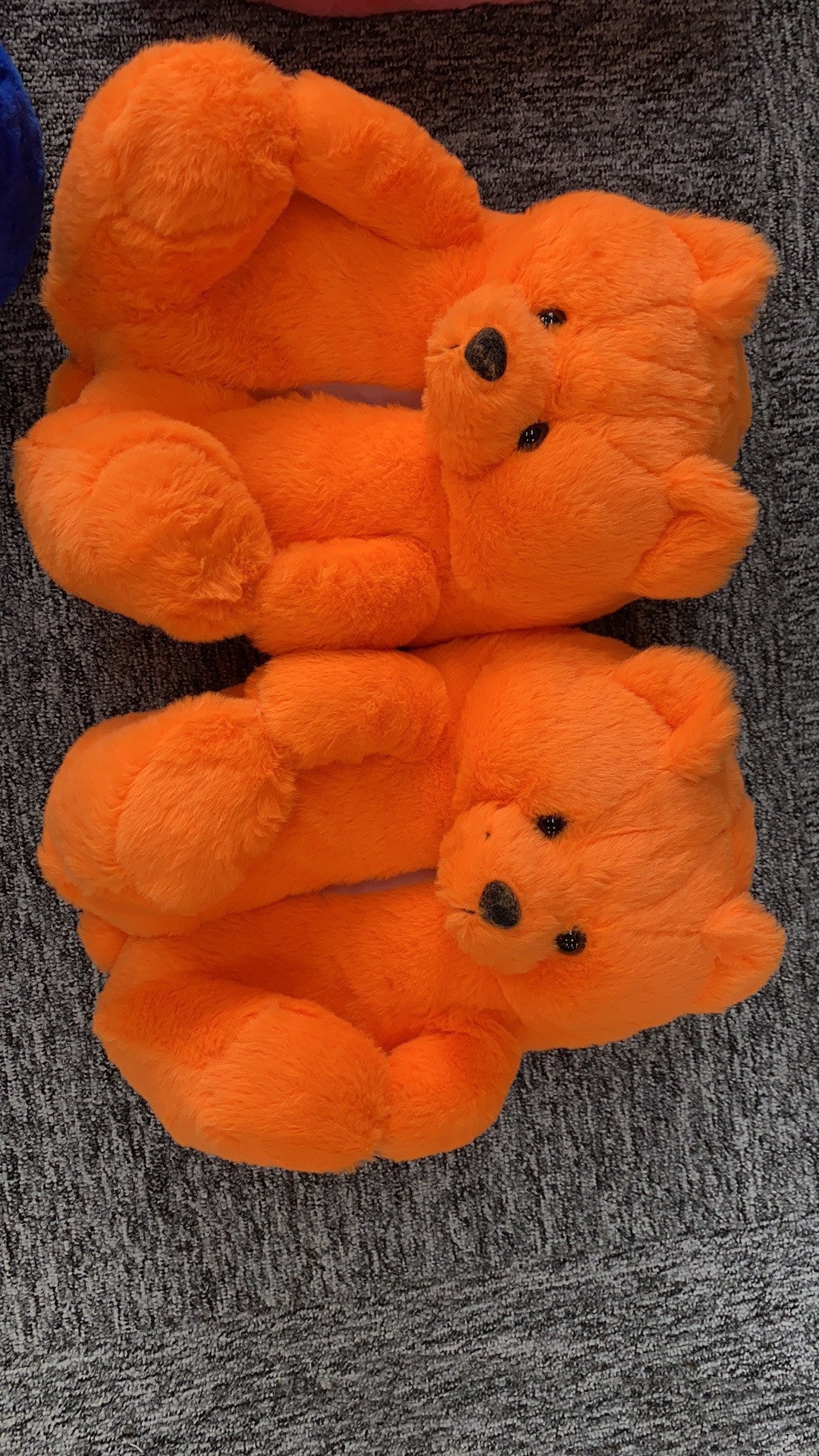 "Cuddle up in style! Homey warmth with Plush Teddy Bear Slippers. Your feet's new best friends!" image 4