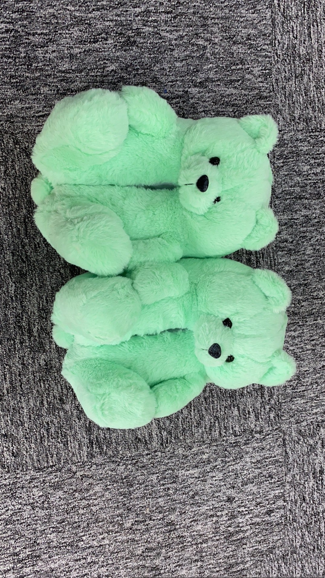 "Cuddle up in style! Homey warmth with Plush Teddy Bear Slippers. Your feet's new best friends!" image 5