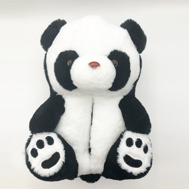 "Cuddle up in style! Homey warmth with Plush Teddy Bear Slippers. Your feet's new best friends!" image 7