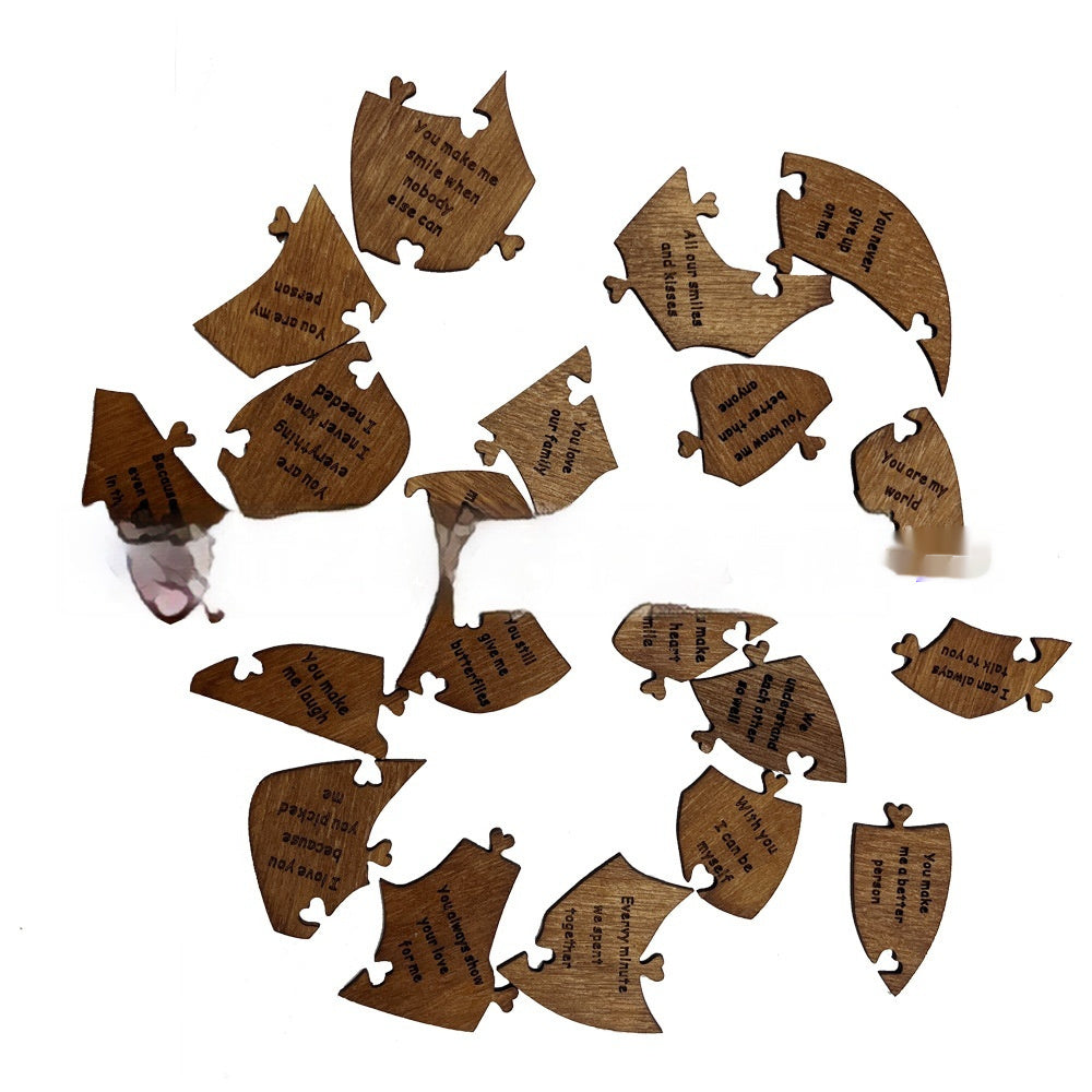 Romantic Love Jigsaw Puzzle Wedding Anniversary For Wife/Husband Birthday Gifts, Valentine's Day Gift