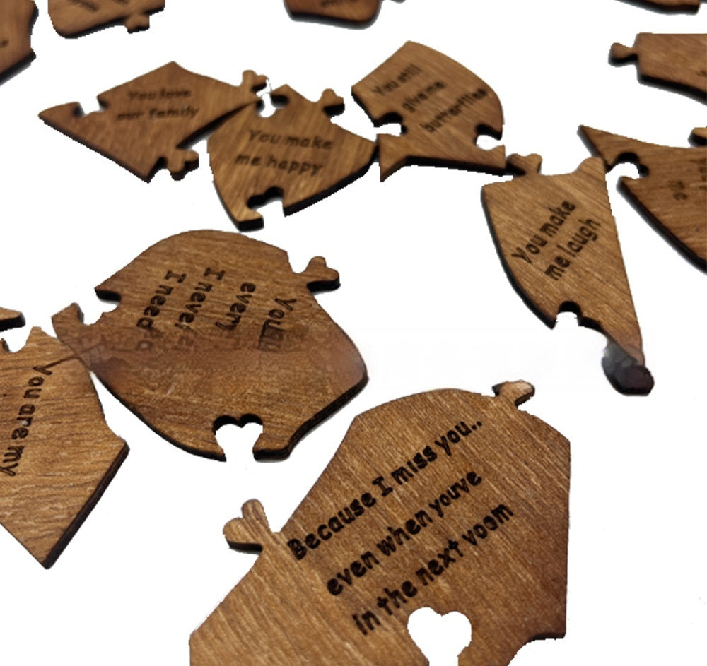 Romantic Love Jigsaw Puzzle Wedding Anniversary For Wife/Husband Birthday Gifts, Valentine's Day Gift