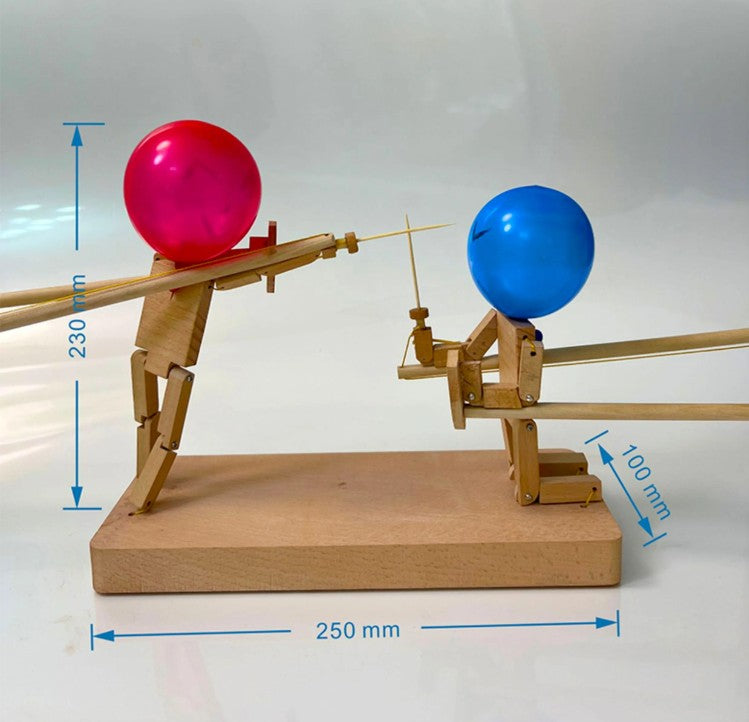 "Experience intense fun with our Wooden Bots Battle, a 2-player Pop The Balloon Fight Game."