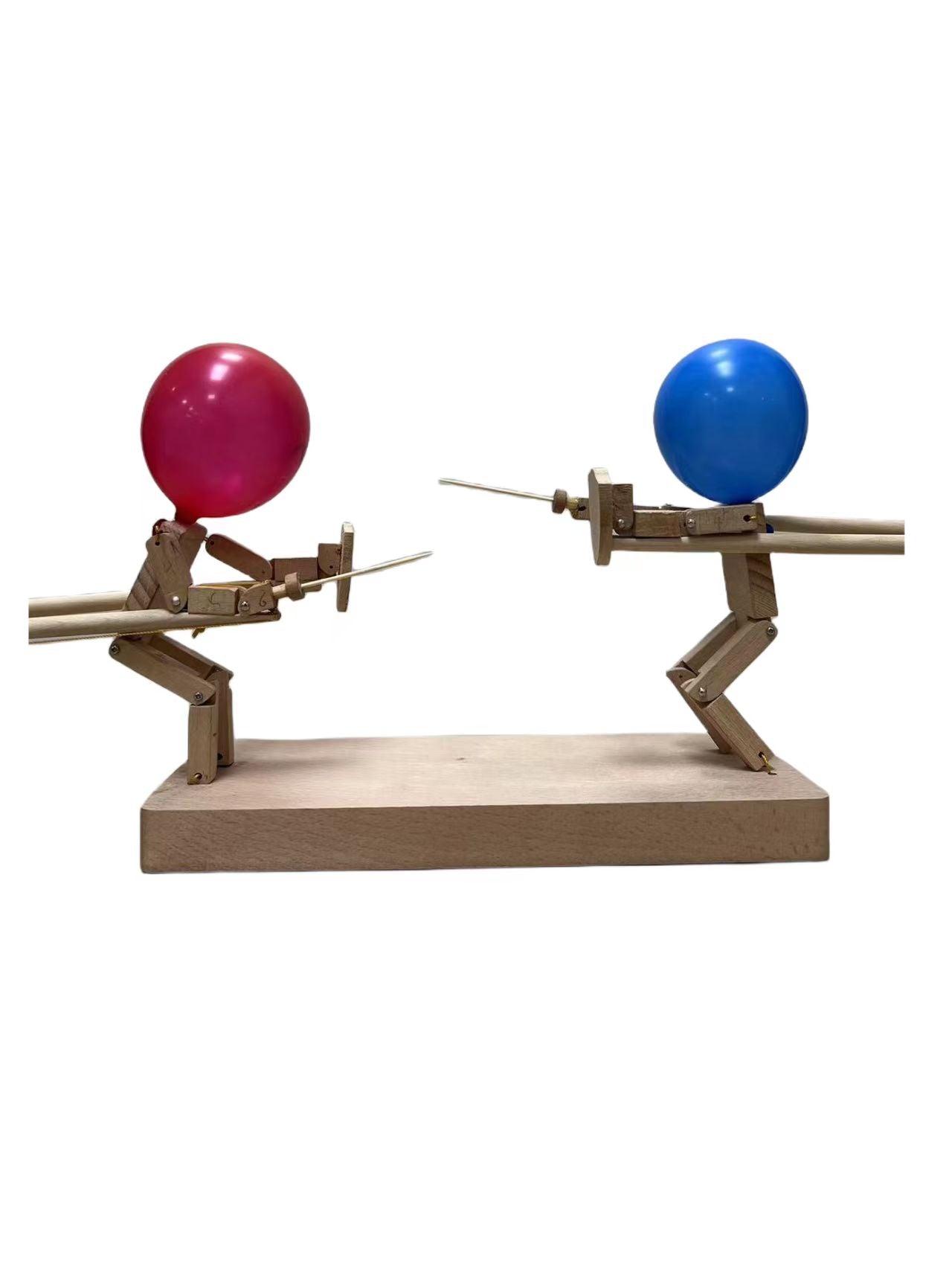 "Experience intense fun with our Wooden Bots Battle, a 2-player Pop The Balloon Fight Game."