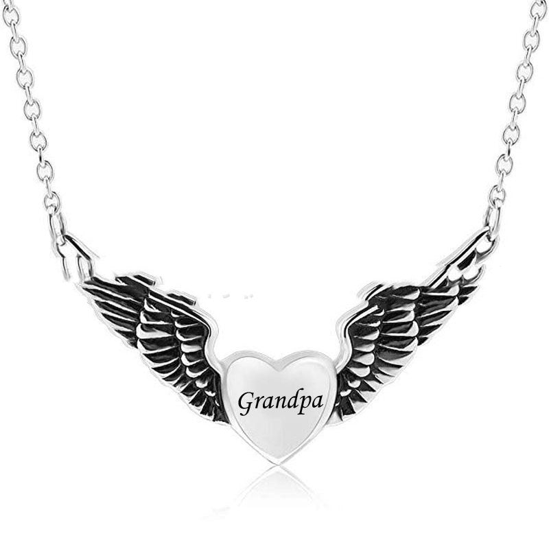 Angel wing necklace