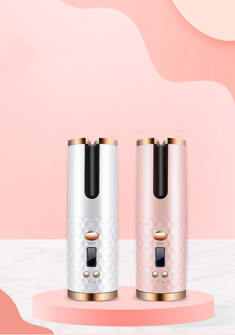 "Unleash stunning curls with our Rechargeable Hair Curler—portable, cord-free perfection for effortless styling anytime, anywhere!" image 6
