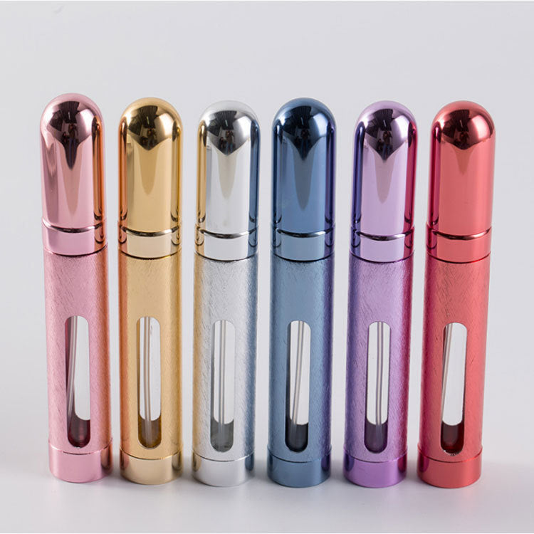 "Discover on-the-go luxury with our 12ml perfume bottle, a portable spray bottle for travel perfection!
