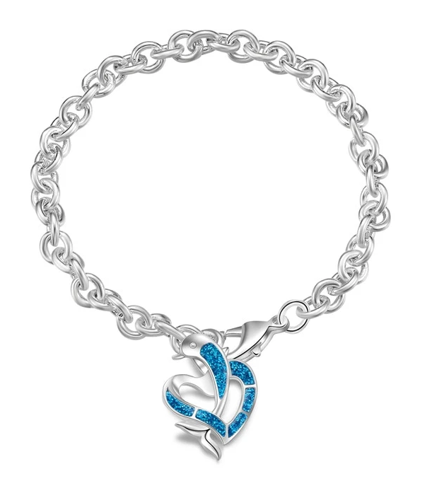 Personality Dolphin Charm Bracelet