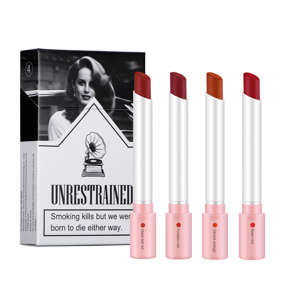 "Shop chic Cigarette Lipstick Set – bold matte shades for a confident, stylish look." image 5
