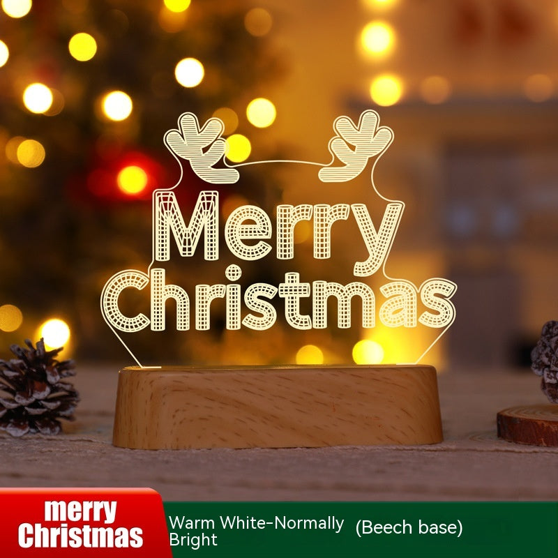 Illuminate the season with Christmas Decoration 3D Lamp. Festive LED Night Lights, perfect Christmas ornaments. image 12