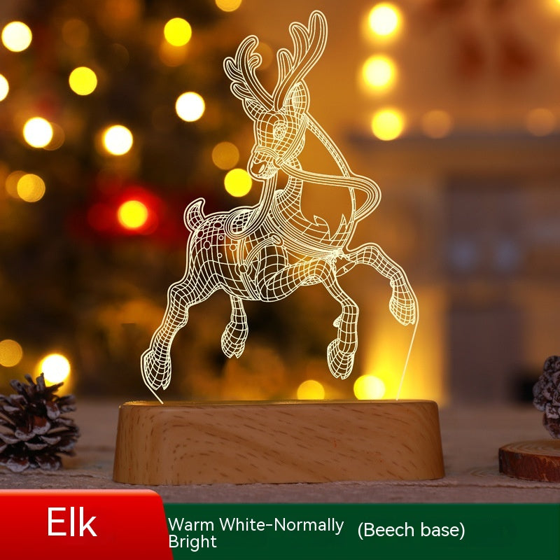 Illuminate the season with Christmas Decoration 3D Lamp. Festive LED Night Lights, perfect Christmas ornaments. image 5