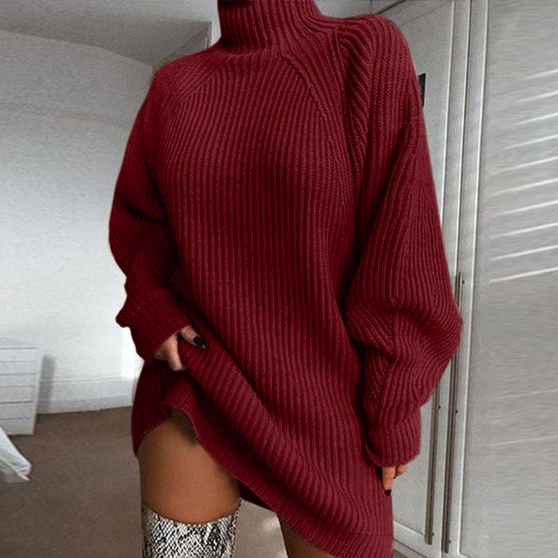 "Stay chic and cozy in our Women's Turtleneck Sweater - perfect winter warmth and style." image 7