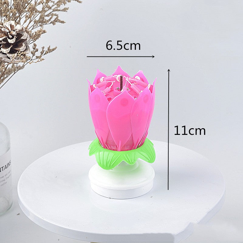 "Elevate celebrations with our Spinning Musical Birthday Candle - a magical centerpiece for joyous occasions!"