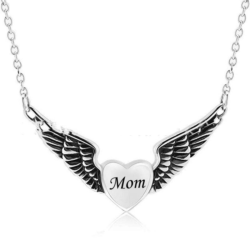 Angel Wing Necklace, Symbolic Elegance