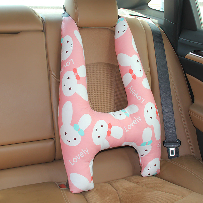 Car Car Cushion Quilt Dual-use Children Cute Pillow Baby Car With Cover Car Sleeping Artifact Pillow