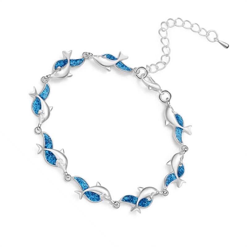 Personality Dolphin Charm Bracelet