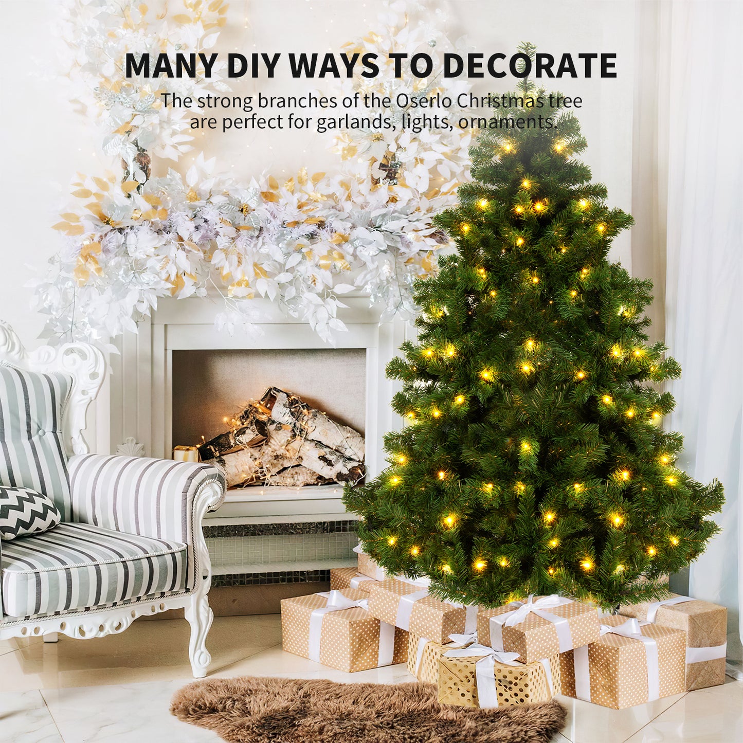 Elevate your holiday decor with Christmas Tree PVC Artificial Snow - essential Christmas decoration supplies. image 10