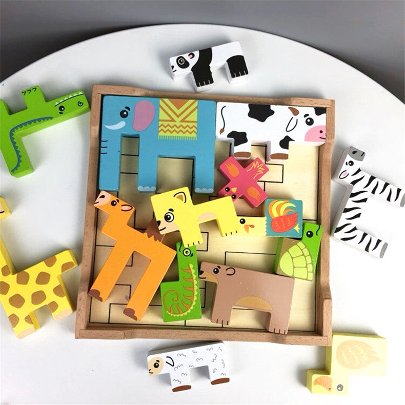 Wooden Puzzle Fun,  Challenging and Enjoyable