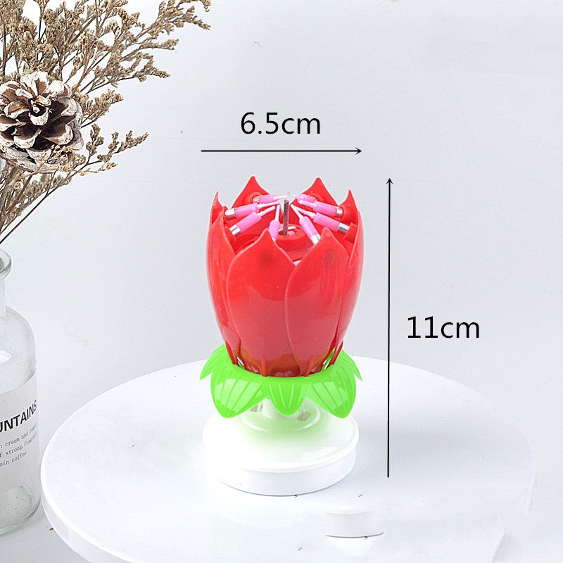 "Elevate celebrations with our Spinning Musical Birthday Candle - a magical centerpiece for joyous occasions!"