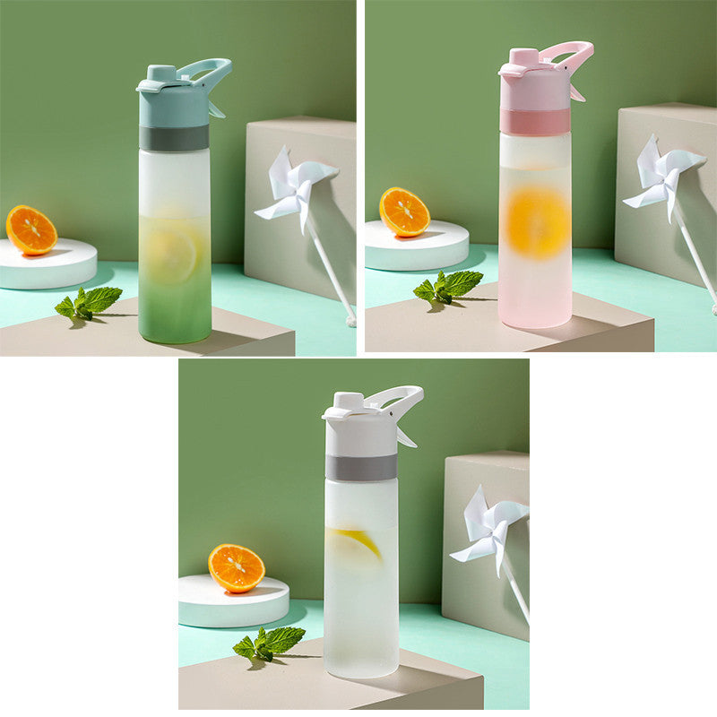 "Best Leak Proof Travel Bottles - Spray Water Bottle for Girls, perfect for outdoor sports and fitness."