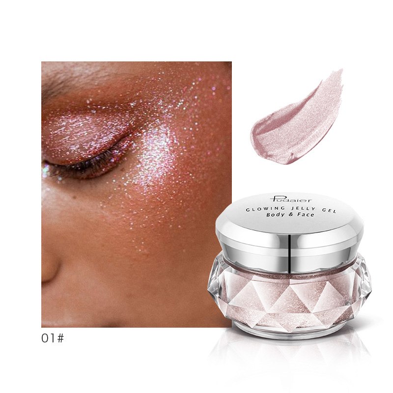 "Dive into glamour: Face Highlighter Jelly Gel for a mesmerizing mermaid glow. Radiate beauty effortlessly." Yuchimagic , image 4