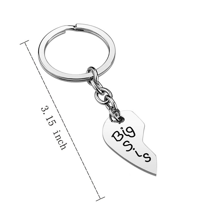 Family Puzzle Keychain, Special Daughter's Gift