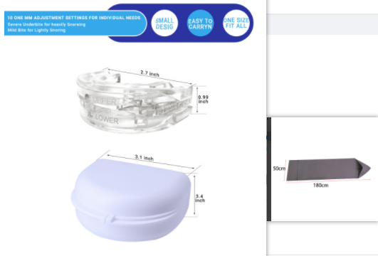 Combat snoring with our Adjustable Braces Mouthpiece—max comfort, minimal noise for a restful night's sleep! image 11